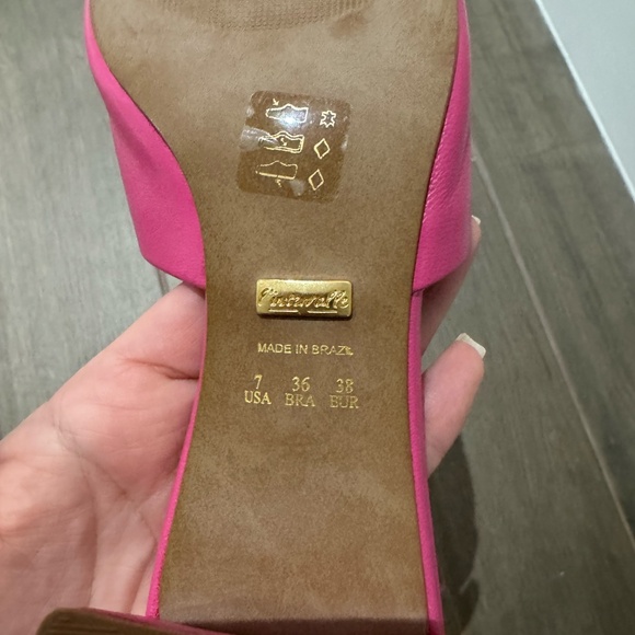 Lintervale pink mules heels - Picture 5 of 5